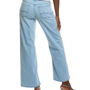 7 For All Mankind Light Blue Trouser Jeans